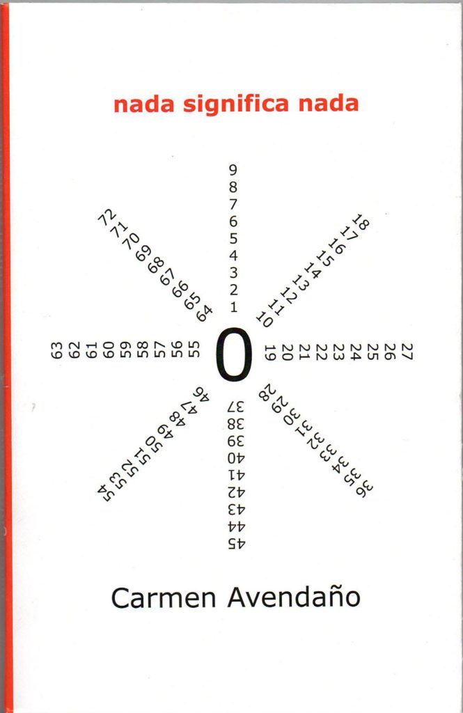 "Nada significa nada", de Carmen Avendaño: El reloj debe detenerse Portada del libro Nada significa nada de Carmen Avendaño con diseño de reloj y caracteres en círculo concéntrico