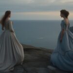 Cine trascendental: "Retrato de una mujer en llamas", de Céline Sciamma: Sentir la naturaleza femenina Mujer en vestido marrón junto a un lienzo en taller de pintura, luz natural atraviesa ventanas de fondo