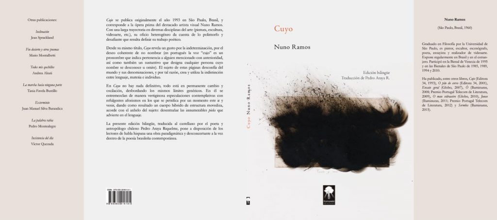 Portada Cuyo, Nuno Ramos, final