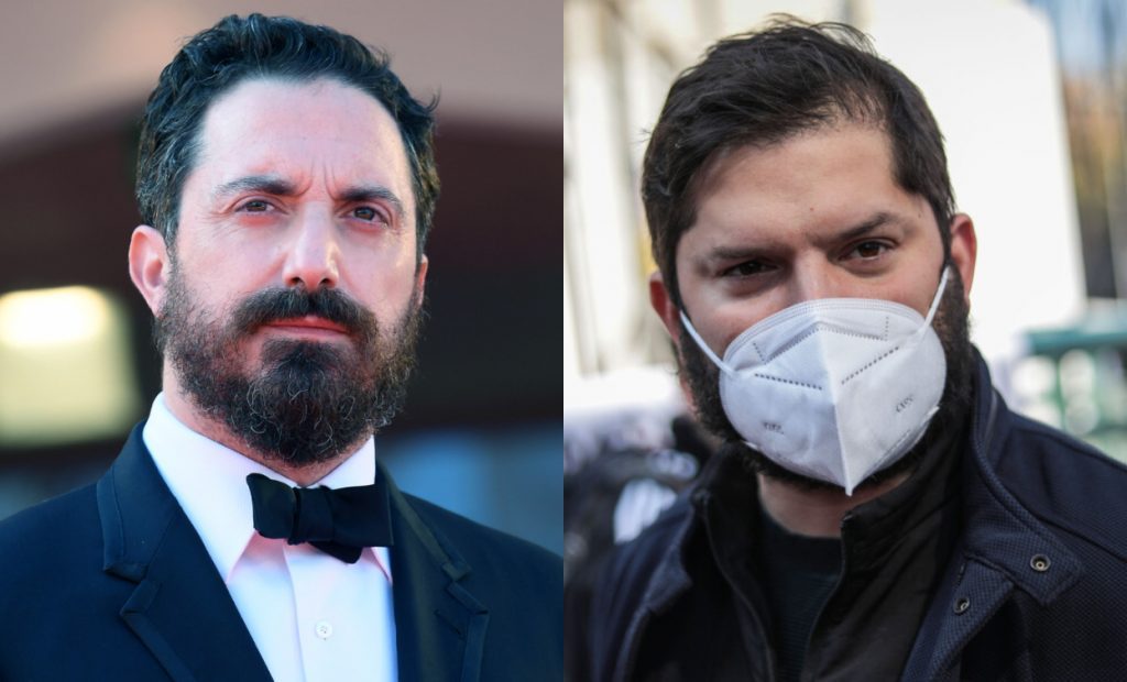 Pablo Larraín y Gabriel Boric