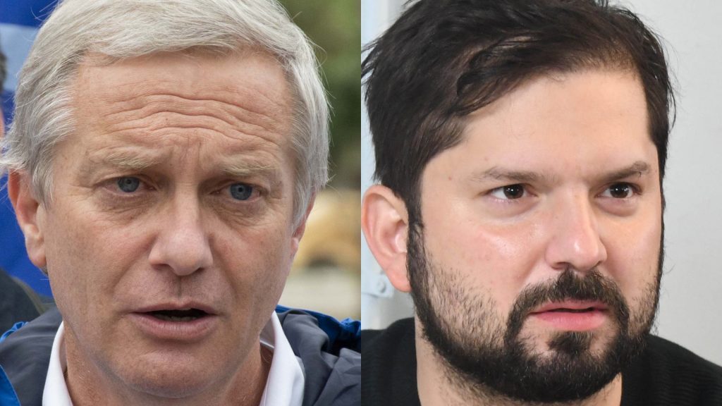 Retrato de dos hombres adultos, uno de mayor edad con cabello gris y otro más joven con barba oscura