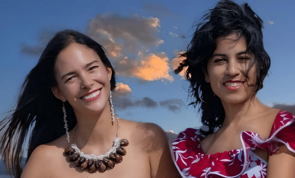 Mahani Teave y Valeria Prado