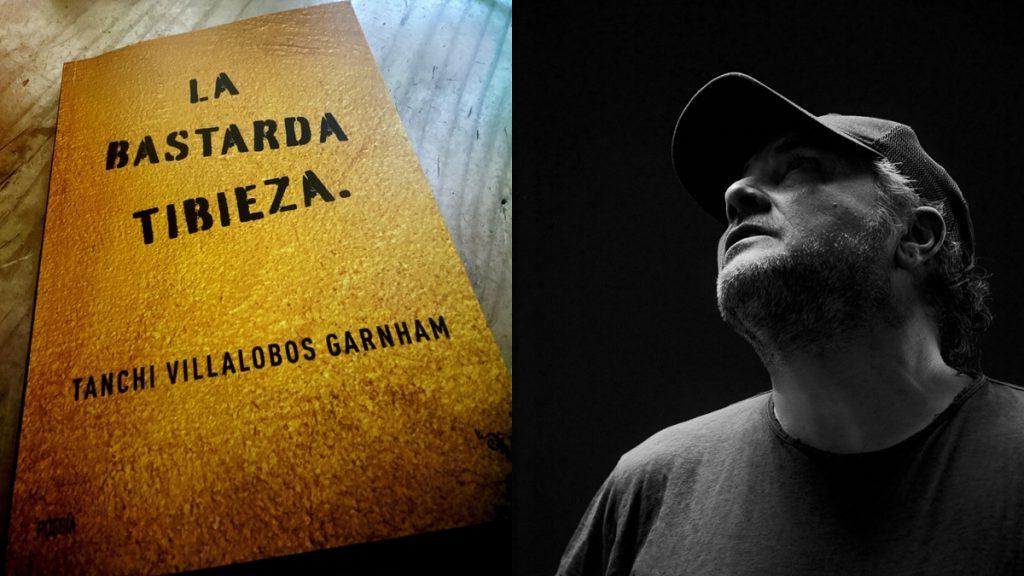 Portada del libro La Bastarda Tibieza de Pancho Villagómez Garrahan junto a retrato en blanco y negro del autor