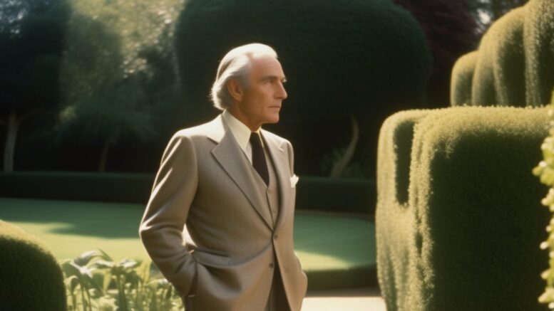 Being There (Desde el jardín) — imagen editorial de cineyliteratura.cl