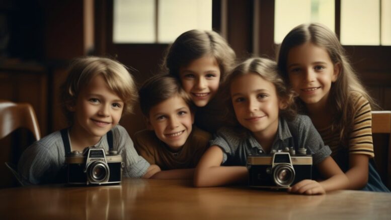 Cien niños esperando un tren — imagen editorial de cineyliteratura.cl